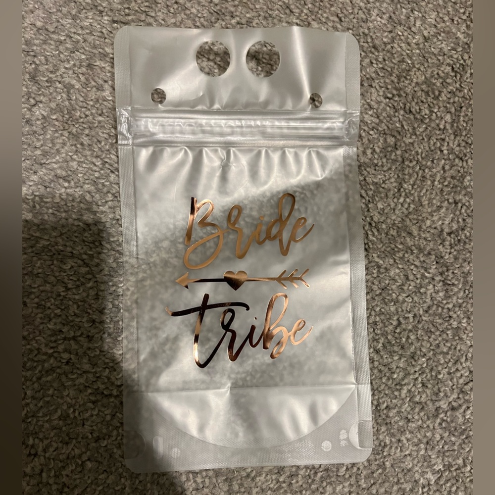 Bride Tribe Reusable Drink Pouch NWOT